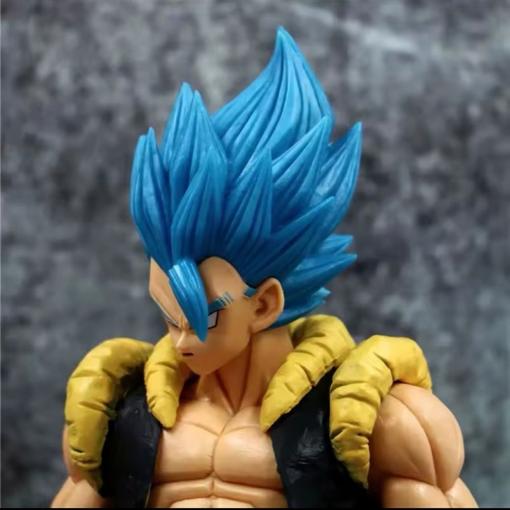 New 31CM Dragon Ball Z Super Saiyan Blue Gogeta Action Figure Anime - Picture 5 of 6